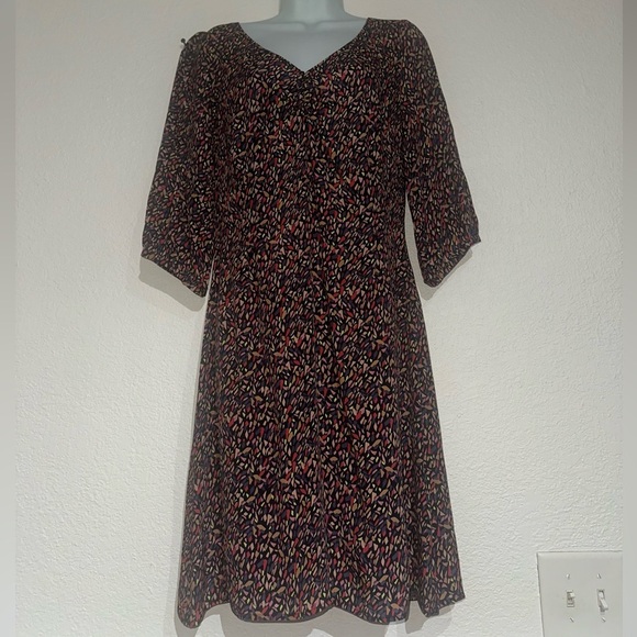 KACHEL X Anthropologie | Abstract 3/4 sleeve Dress size 6 - Picture 2 of 7